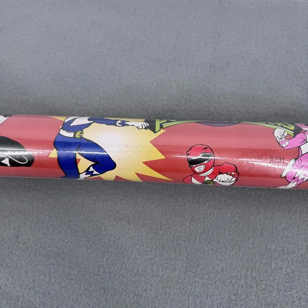1994‎ Hallmark Mighty Morphin Power Rangers Gift Wrap Paper NOS Sealed Wrapping